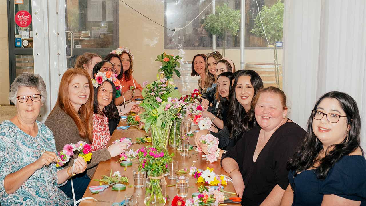 hens-chocolate-and-flower-crown-workshop-tours-melbourne